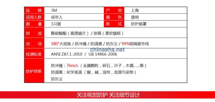 3M 1623AF 亞洲款舒適型防化學(xué)防霧護(hù)目鏡（無(wú)色鏡片，防霧）