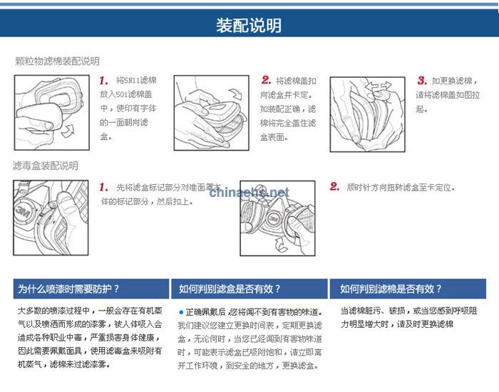 3M 6001CN防有機(jī)蒸氣、笨、汽油濾毒盒